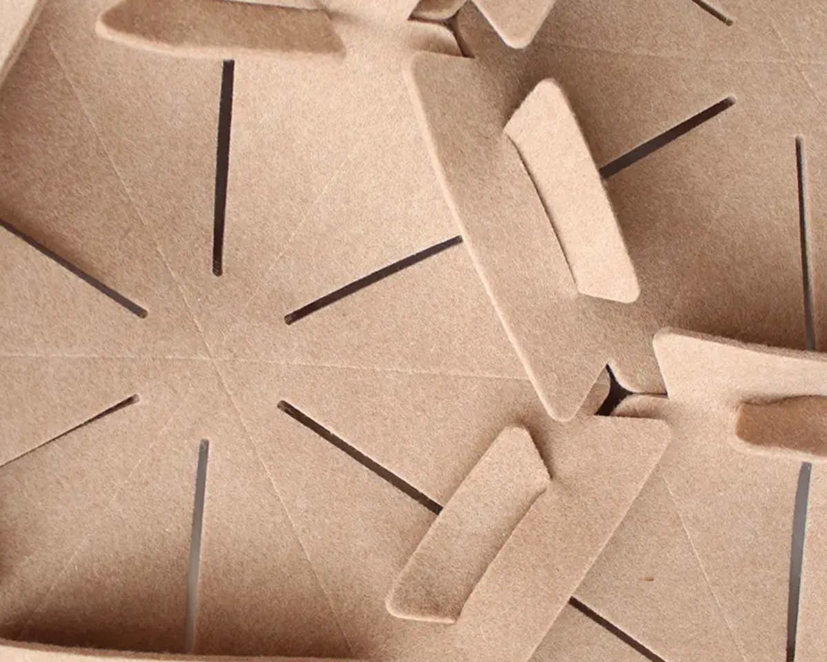 Slalom Pet Felt WAVE