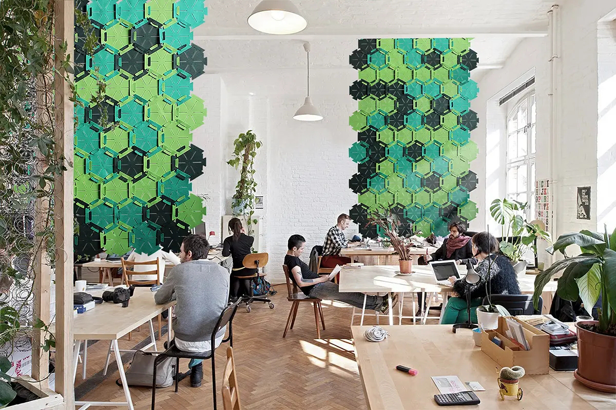 Slalom Pet Felt WAVE