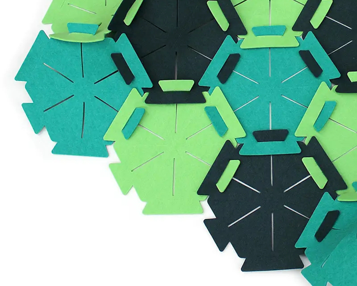 Slalom Pet Felt WAVE